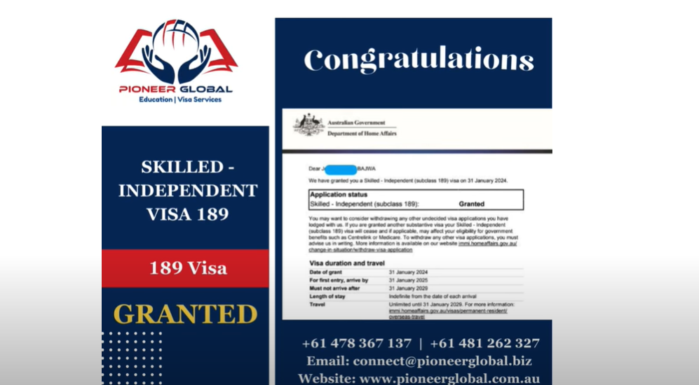 Visa Grant